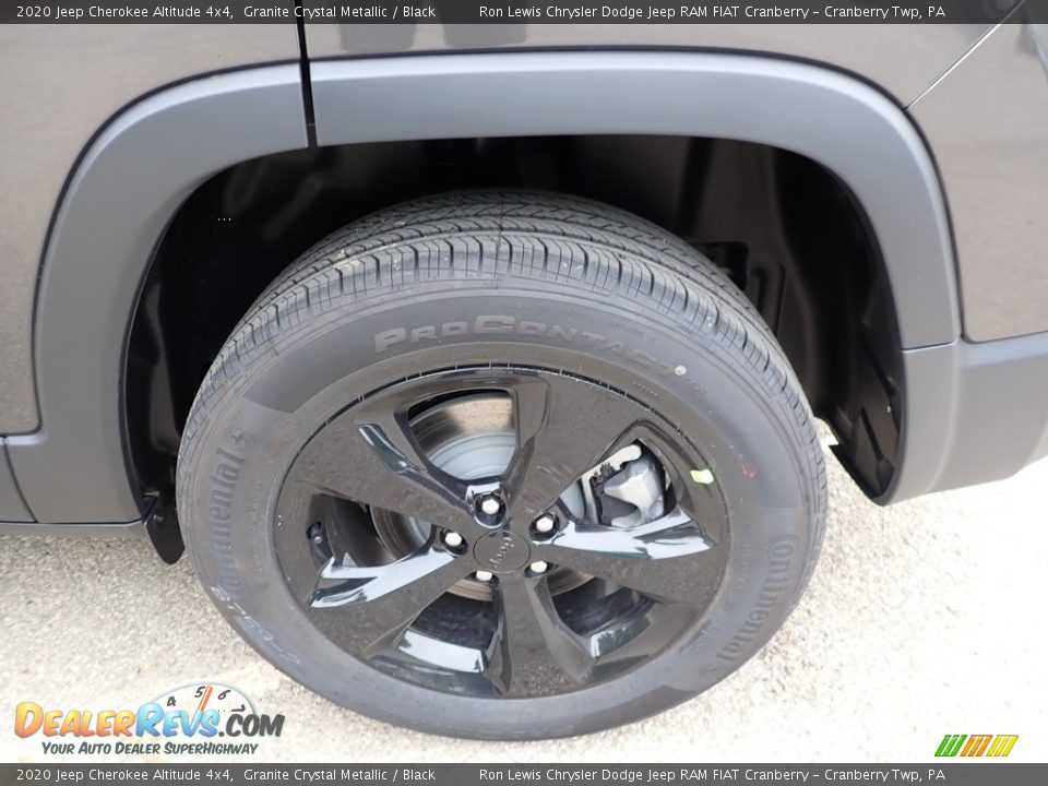 2020 Jeep Cherokee Altitude 4x4 Granite Crystal Metallic / Black Photo #10