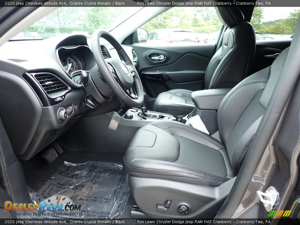 2020 Jeep Cherokee Altitude 4x4 Granite Crystal Metallic / Black Photo #12