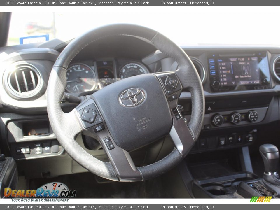 2019 Toyota Tacoma TRD Off-Road Double Cab 4x4 Magnetic Gray Metallic / Black Photo #22