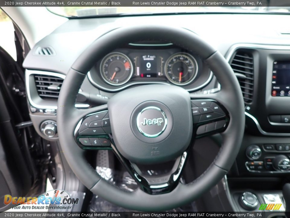 2020 Jeep Cherokee Altitude 4x4 Granite Crystal Metallic / Black Photo #16
