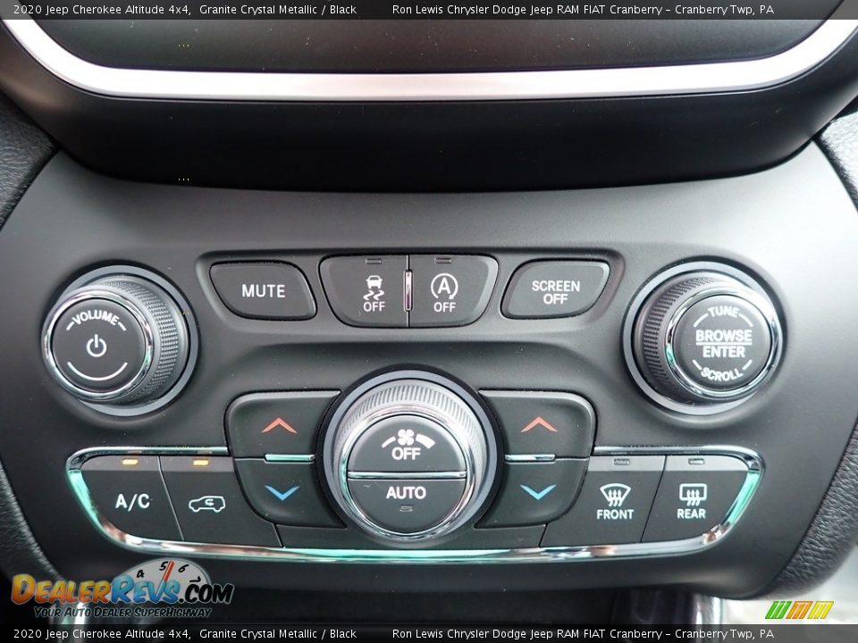 2020 Jeep Cherokee Altitude 4x4 Granite Crystal Metallic / Black Photo #18