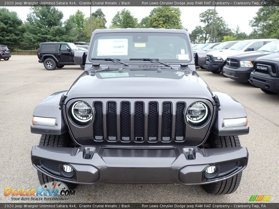 2020 Jeep Wrangler Unlimited Sahara 4x4 Granite Crystal Metallic / Black Photo #2