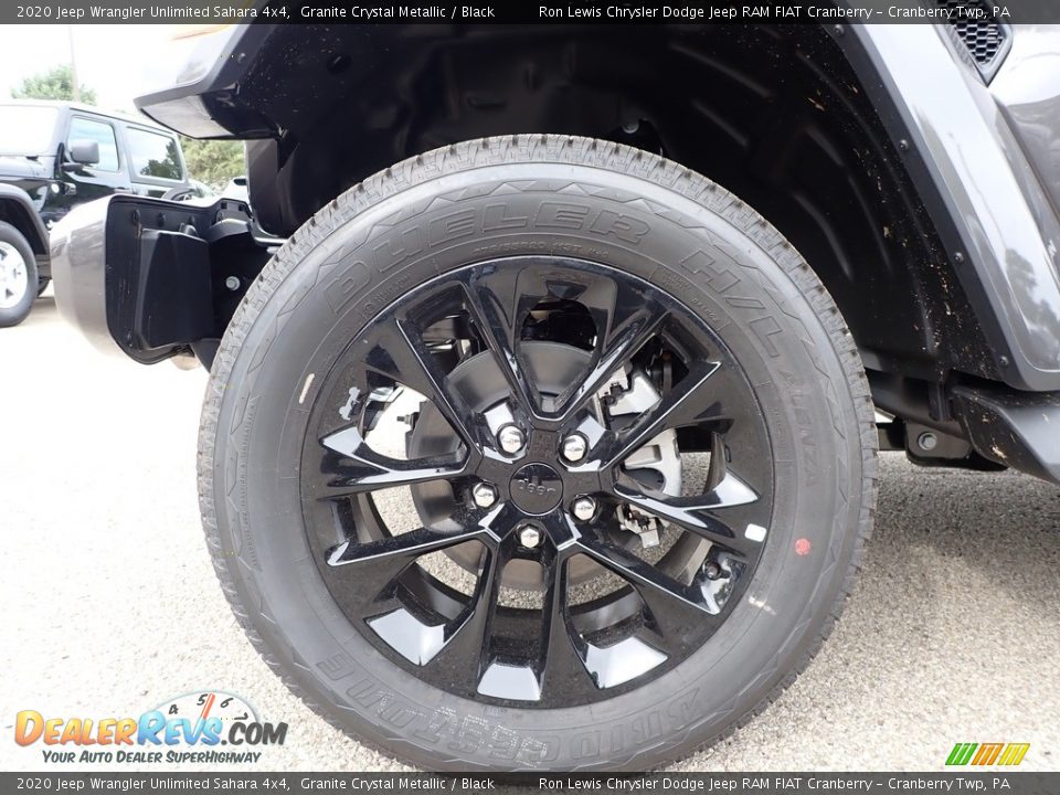 2020 Jeep Wrangler Unlimited Sahara 4x4 Granite Crystal Metallic / Black Photo #10
