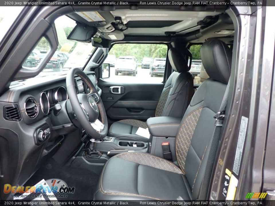 2020 Jeep Wrangler Unlimited Sahara 4x4 Granite Crystal Metallic / Black Photo #13