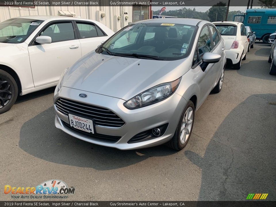 2019 Ford Fiesta SE Sedan Ingot Silver / Charcoal Black Photo #1