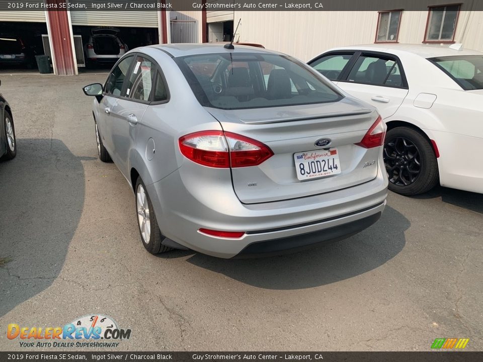 2019 Ford Fiesta SE Sedan Ingot Silver / Charcoal Black Photo #3