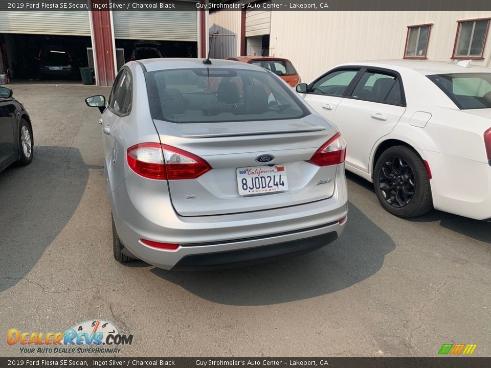 2019 Ford Fiesta SE Sedan Ingot Silver / Charcoal Black Photo #4