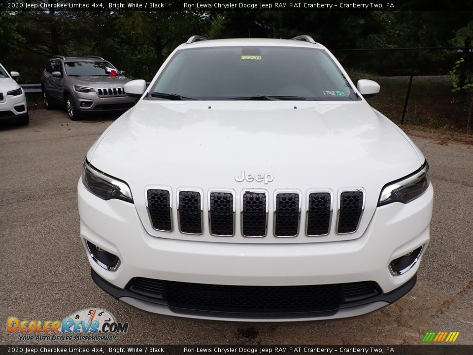 2020 Jeep Cherokee Limited 4x4 Bright White / Black Photo #2