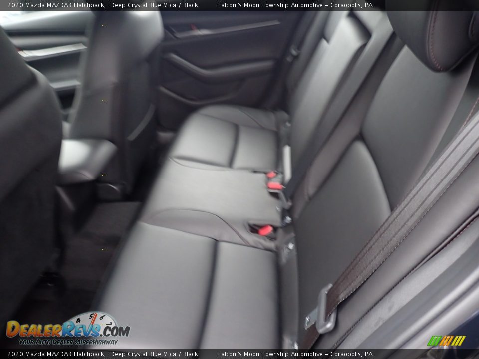 2020 Mazda MAZDA3 Hatchback Deep Crystal Blue Mica / Black Photo #8