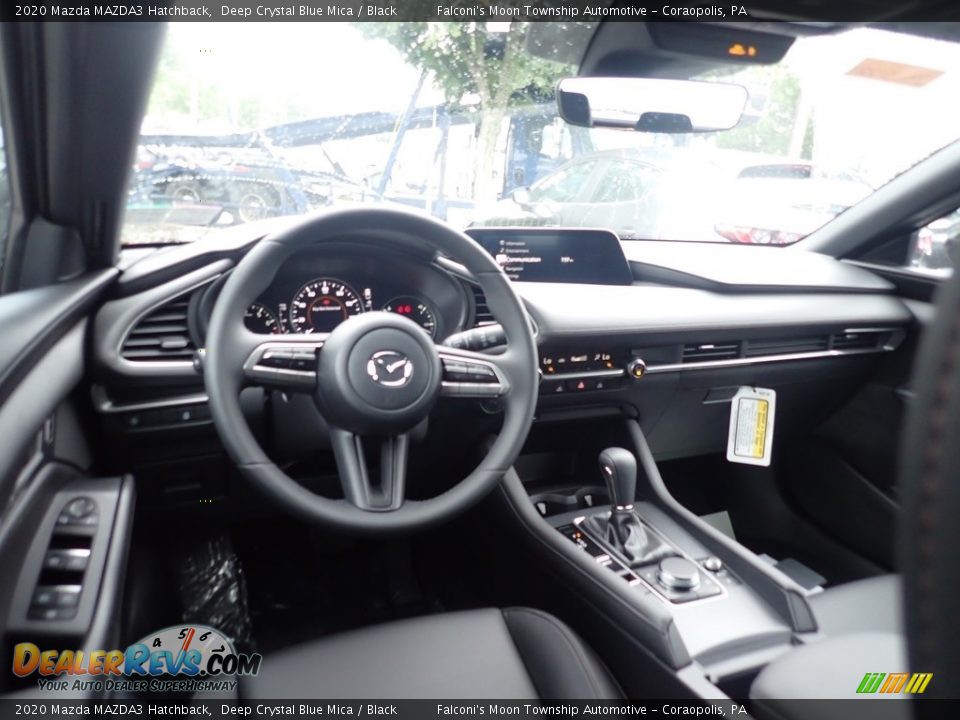 2020 Mazda MAZDA3 Hatchback Deep Crystal Blue Mica / Black Photo #9