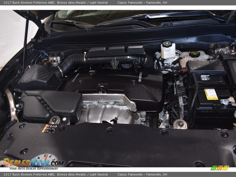 2017 Buick Envision Preferred AWD Bronze Alloy Metallic / Light Neutral Photo #6