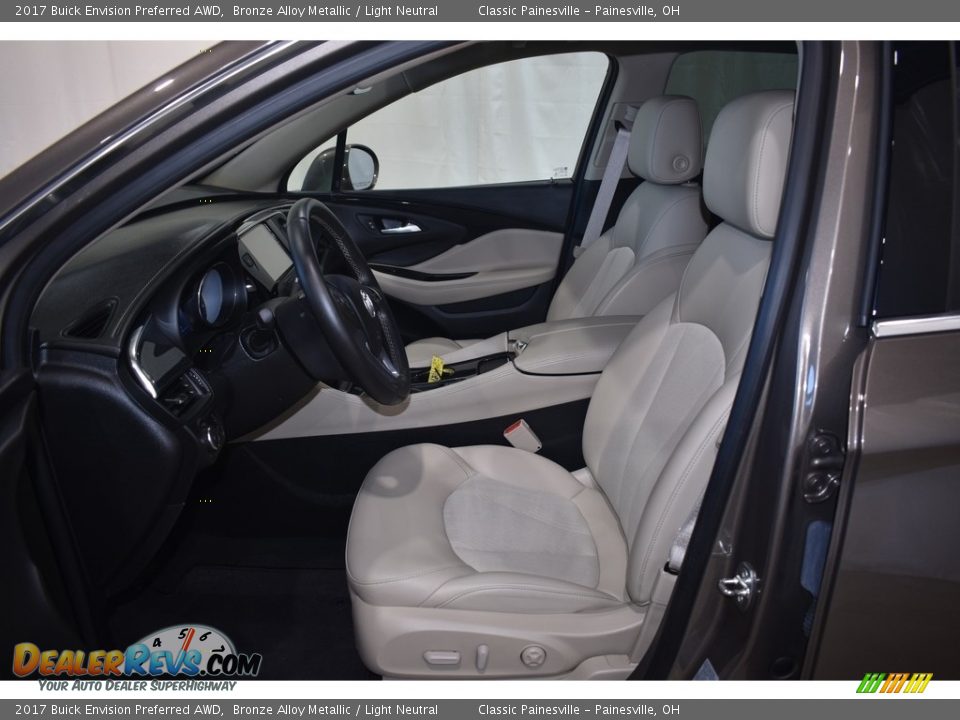 2017 Buick Envision Preferred AWD Bronze Alloy Metallic / Light Neutral Photo #7