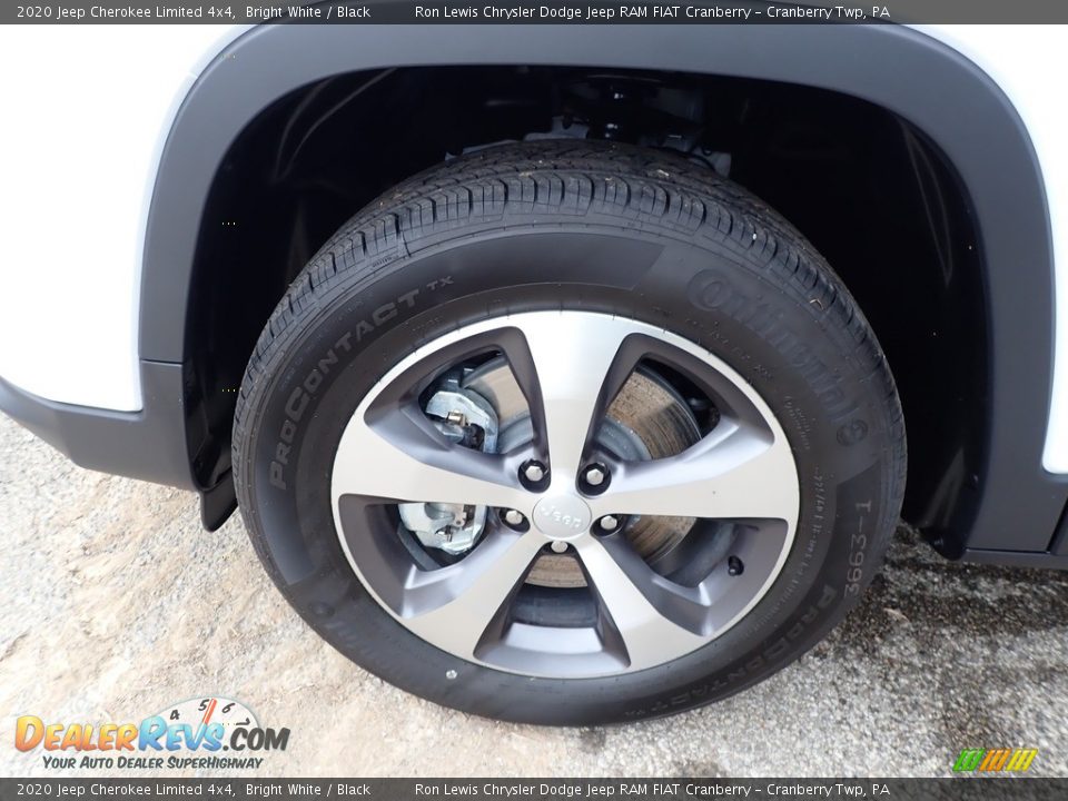 2020 Jeep Cherokee Limited 4x4 Bright White / Black Photo #10