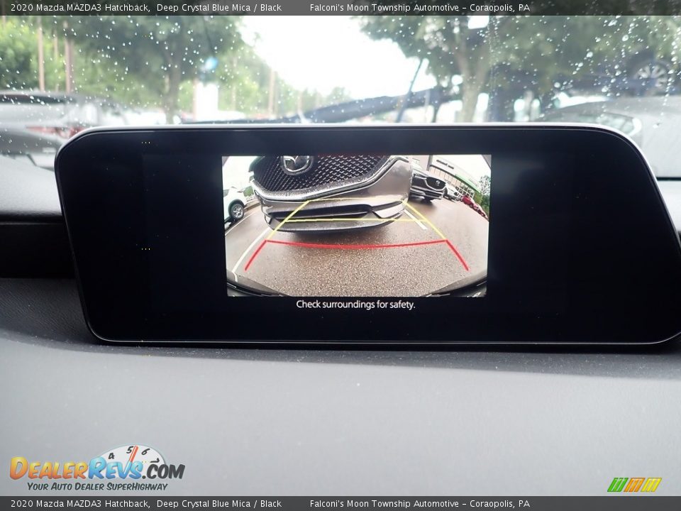 2020 Mazda MAZDA3 Hatchback Deep Crystal Blue Mica / Black Photo #14