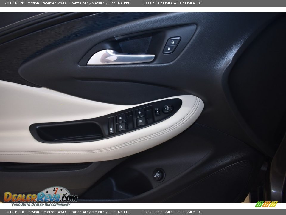 2017 Buick Envision Preferred AWD Bronze Alloy Metallic / Light Neutral Photo #10