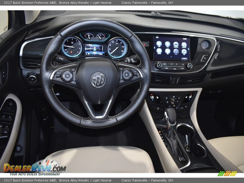 2017 Buick Envision Preferred AWD Bronze Alloy Metallic / Light Neutral Photo #12