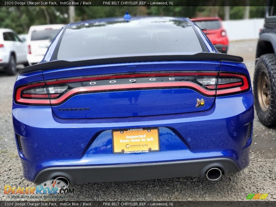 2020 Dodge Charger Scat Pack IndiGo Blue / Black Photo #6