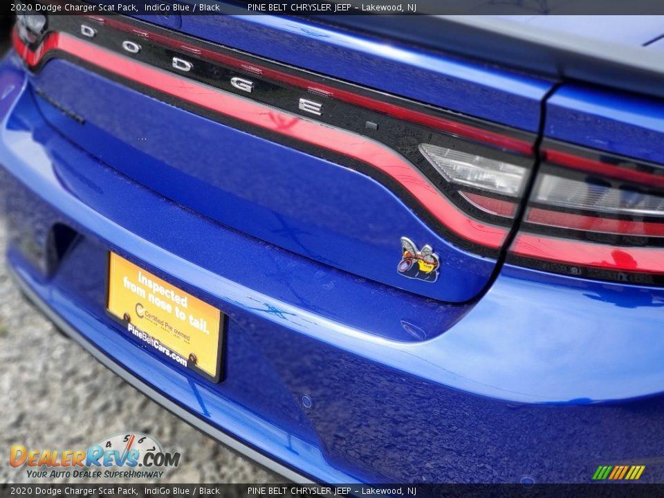 2020 Dodge Charger Scat Pack IndiGo Blue / Black Photo #7