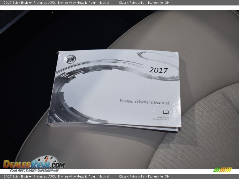 2017 Buick Envision Preferred AWD Bronze Alloy Metallic / Light Neutral Photo #16