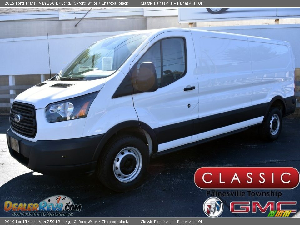 2019 Ford Transit Van 250 LR Long Oxford White / Charcoal black Photo #1