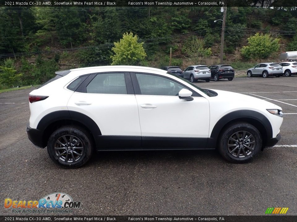 2021 Mazda CX-30 AWD Snowflake White Pearl Mica / Black Photo #1