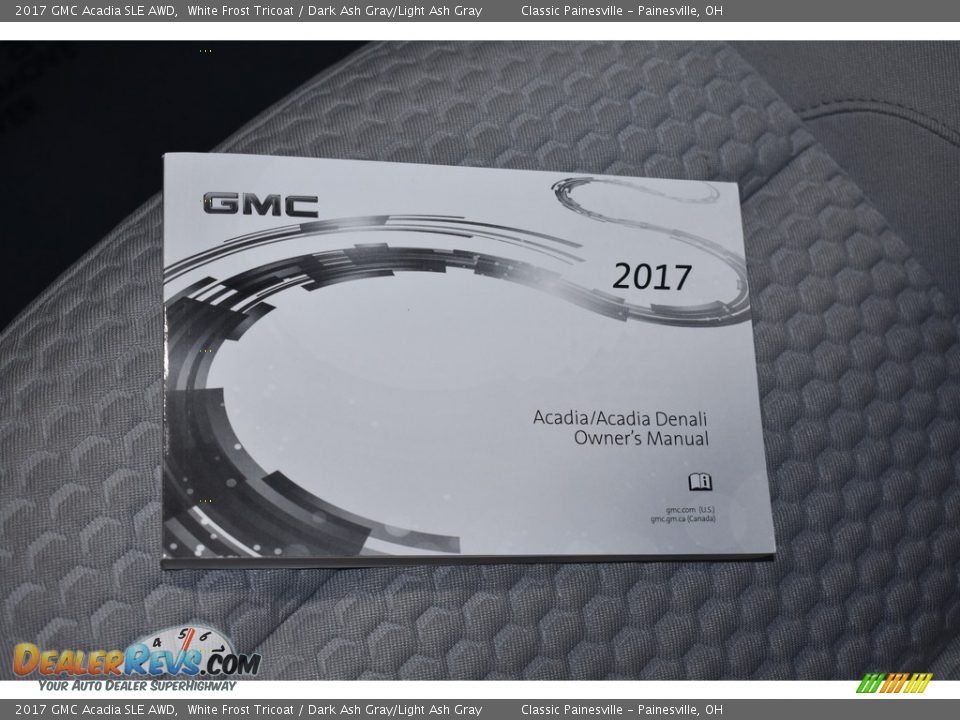 2017 GMC Acadia SLE AWD White Frost Tricoat / Dark Ash Gray/Light Ash Gray Photo #18