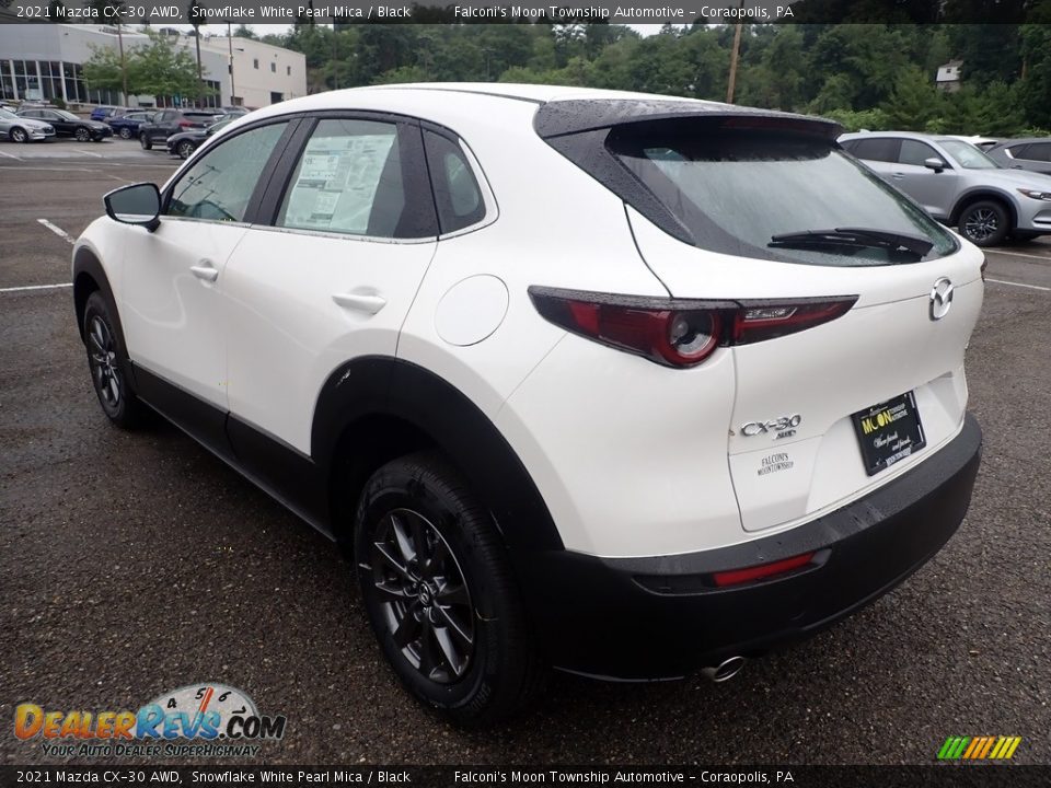 2021 Mazda CX-30 AWD Snowflake White Pearl Mica / Black Photo #6