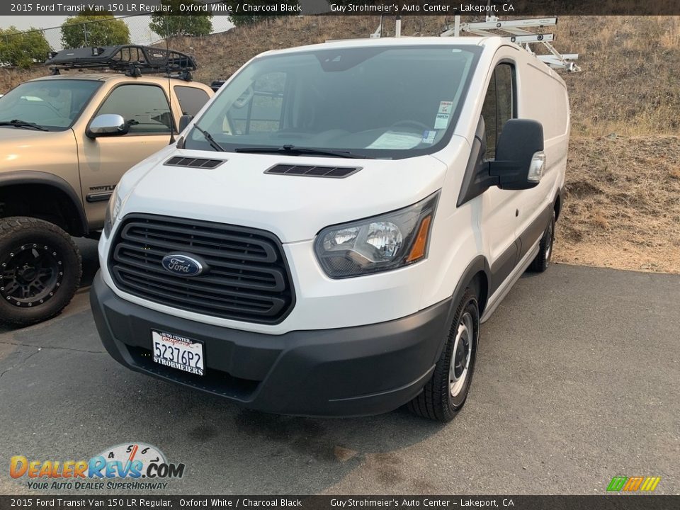 2015 Ford Transit Van 150 LR Regular Oxford White / Charcoal Black Photo #2