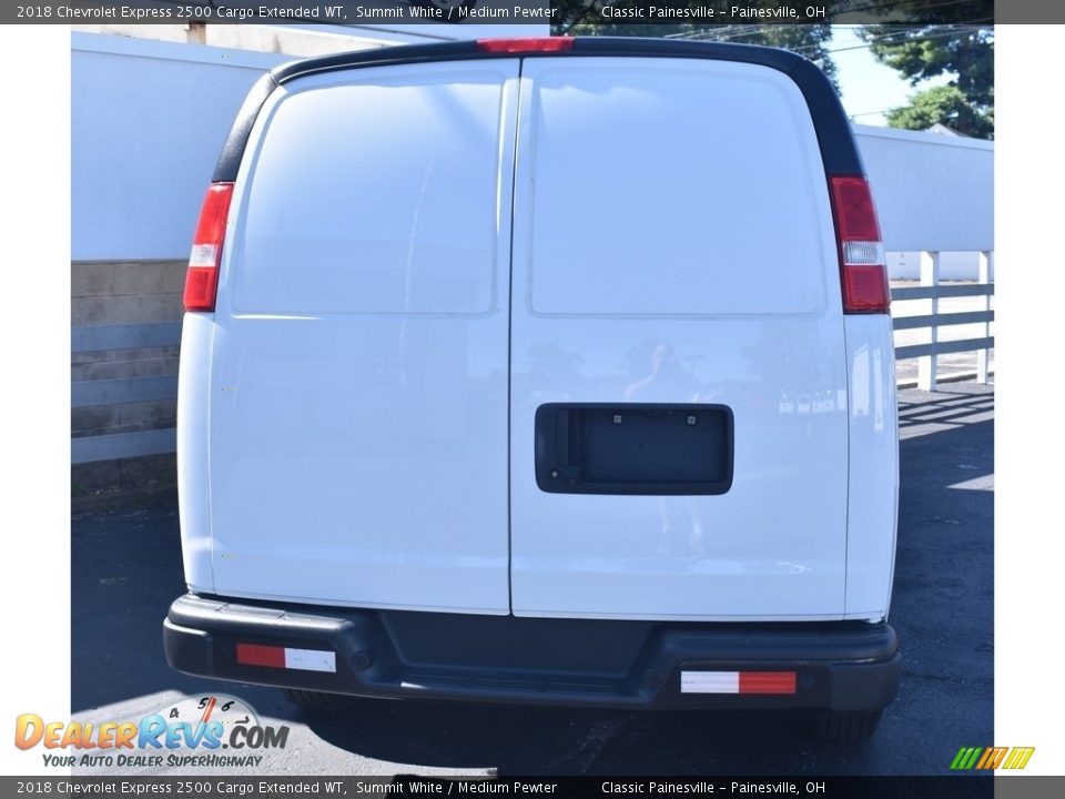 2018 Chevrolet Express 2500 Cargo Extended WT Summit White / Medium Pewter Photo #3