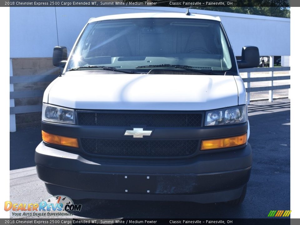 2018 Chevrolet Express 2500 Cargo Extended WT Summit White / Medium Pewter Photo #4