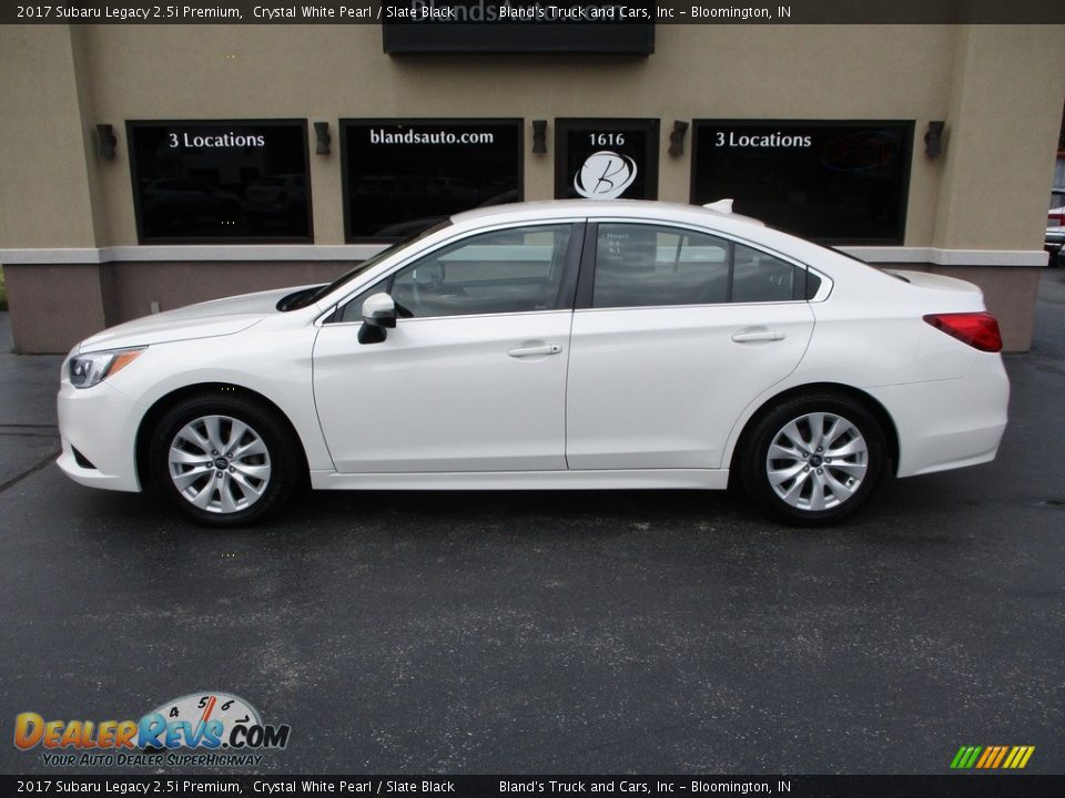 2017 Subaru Legacy 2.5i Premium Crystal White Pearl / Slate Black Photo #1