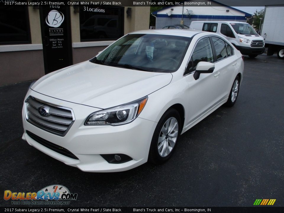 2017 Subaru Legacy 2.5i Premium Crystal White Pearl / Slate Black Photo #2