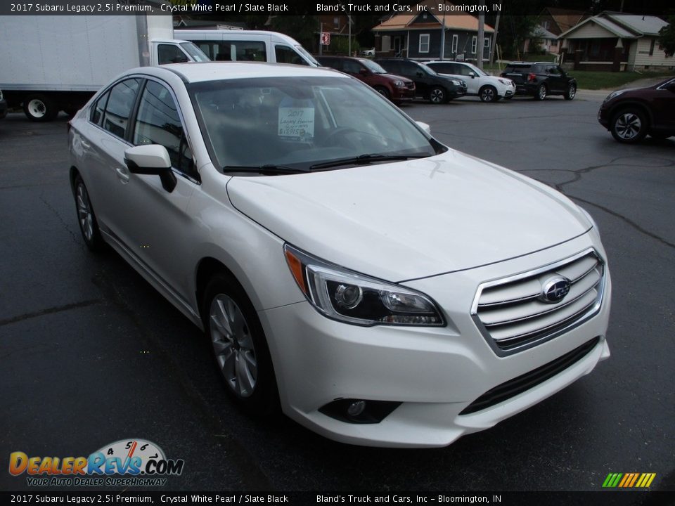 2017 Subaru Legacy 2.5i Premium Crystal White Pearl / Slate Black Photo #5