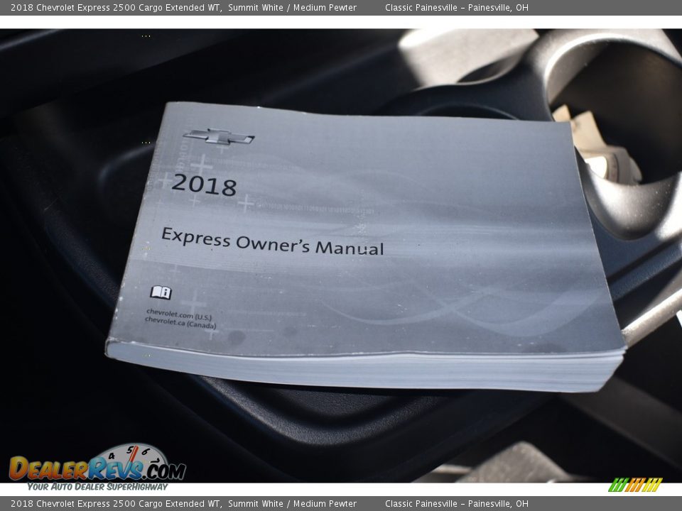 2018 Chevrolet Express 2500 Cargo Extended WT Summit White / Medium Pewter Photo #15