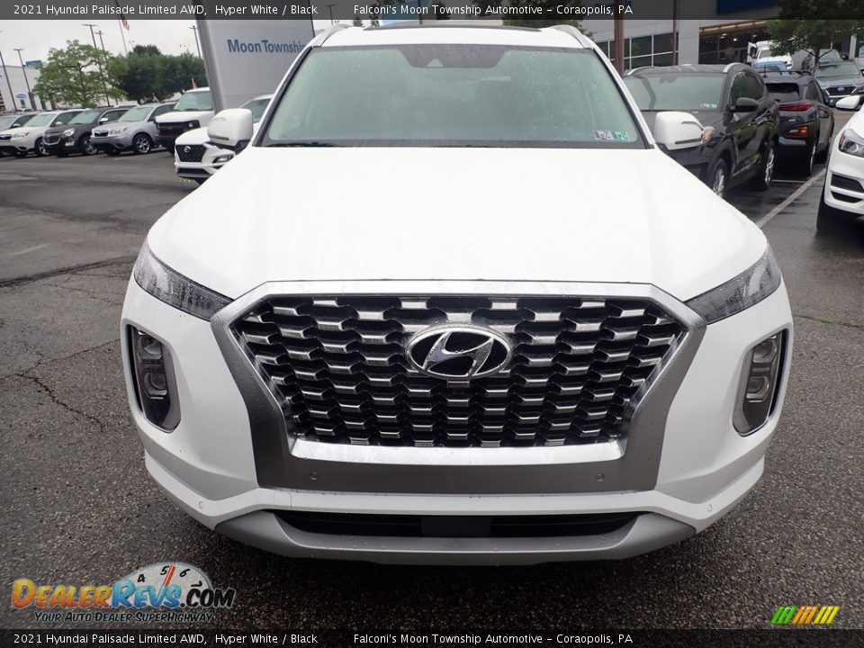 2021 Hyundai Palisade Limited AWD Hyper White / Black Photo #4