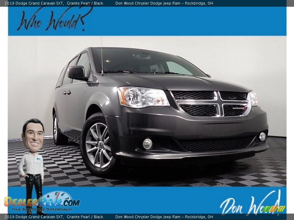 2019 Dodge Grand Caravan SXT Granite Pearl / Black Photo #1