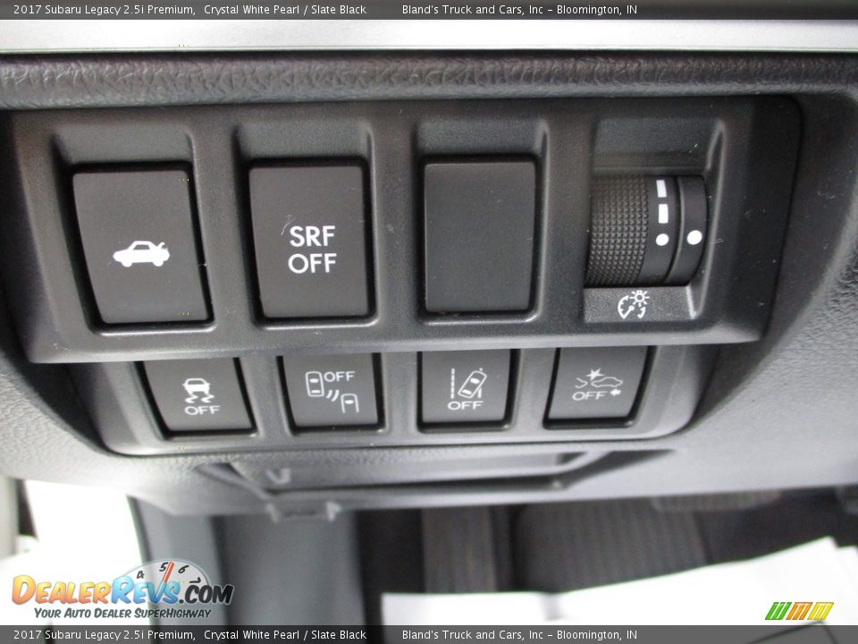 2017 Subaru Legacy 2.5i Premium Crystal White Pearl / Slate Black Photo #11