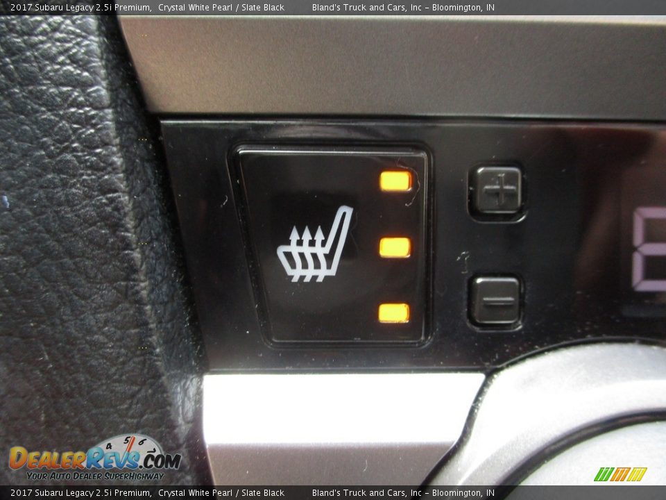 2017 Subaru Legacy 2.5i Premium Crystal White Pearl / Slate Black Photo #20