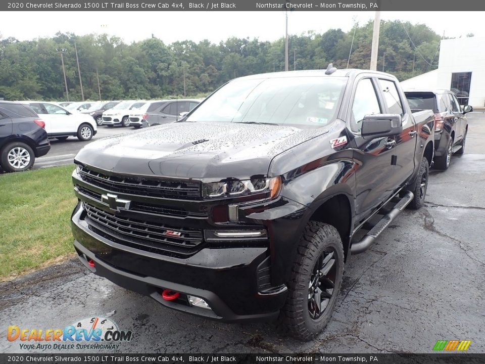 2020 Chevrolet Silverado 1500 LT Trail Boss Crew Cab 4x4 Black / Jet Black Photo #1