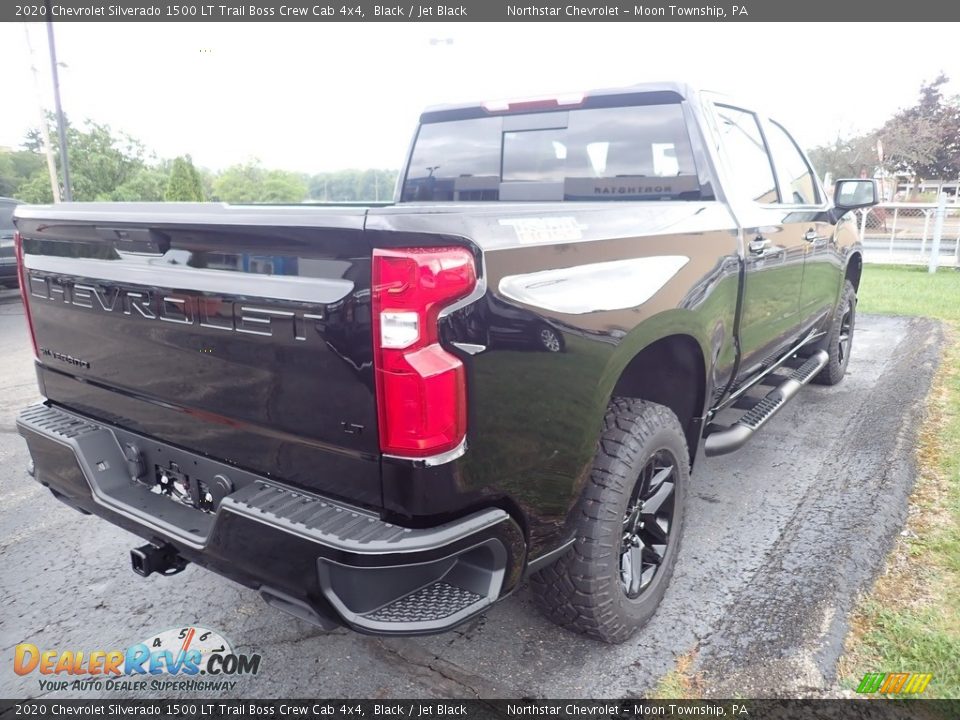 2020 Chevrolet Silverado 1500 LT Trail Boss Crew Cab 4x4 Black / Jet Black Photo #3