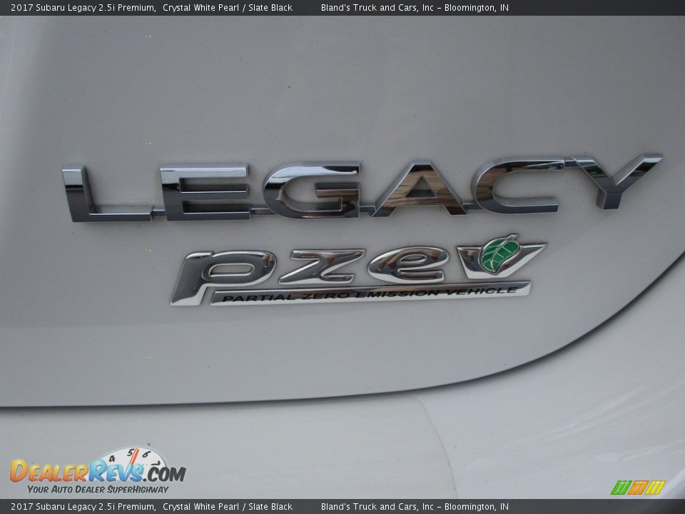 2017 Subaru Legacy 2.5i Premium Crystal White Pearl / Slate Black Photo #29