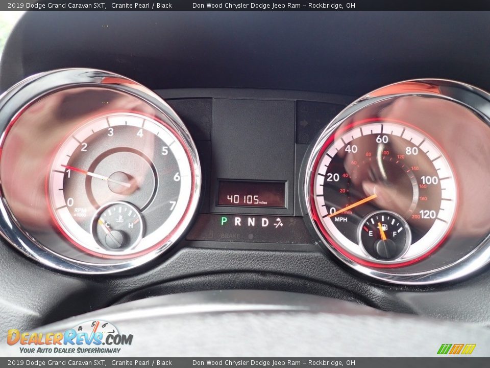 2019 Dodge Grand Caravan SXT Granite Pearl / Black Photo #24