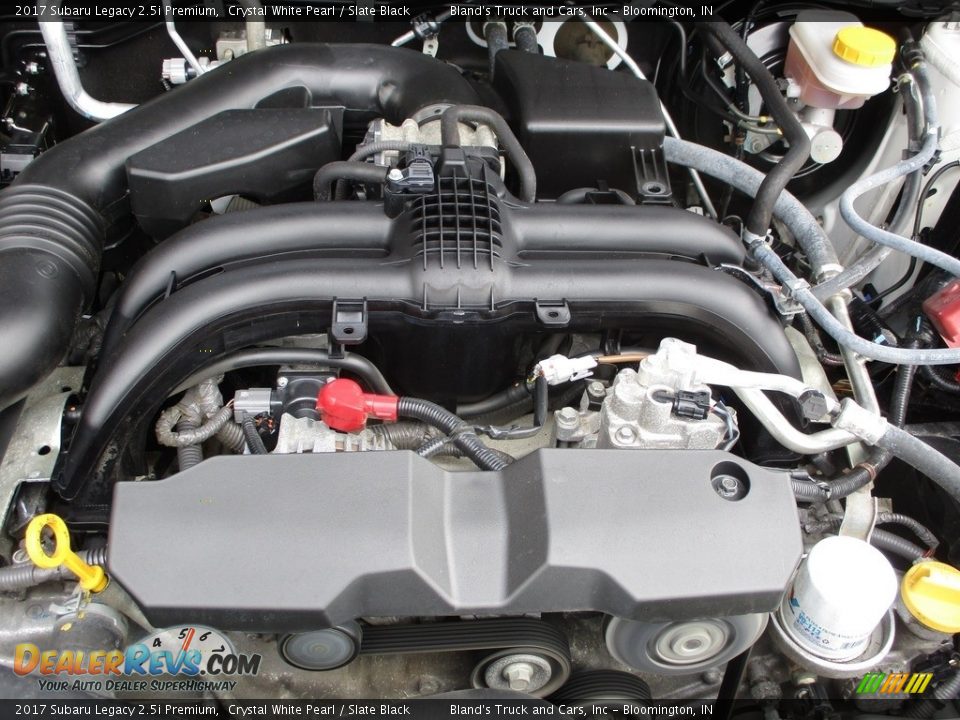 2017 Subaru Legacy 2.5i Premium Crystal White Pearl / Slate Black Photo #31