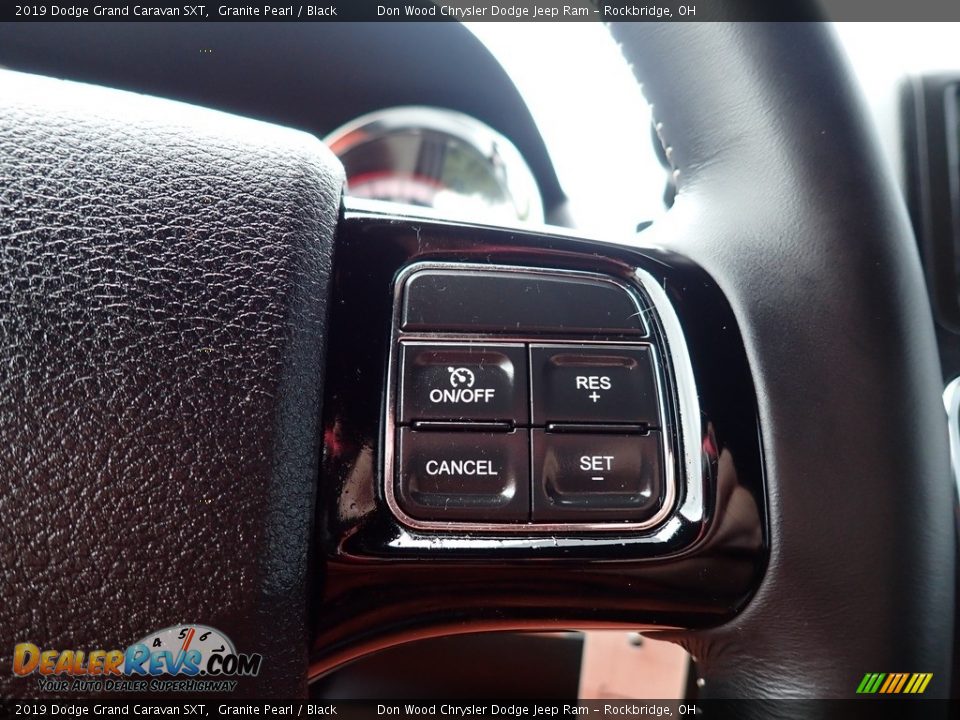 2019 Dodge Grand Caravan SXT Granite Pearl / Black Photo #28