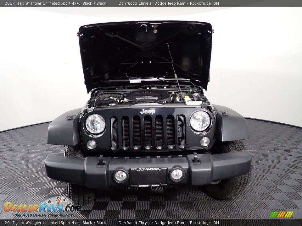 2017 Jeep Wrangler Unlimited Sport 4x4 Black / Black Photo #5