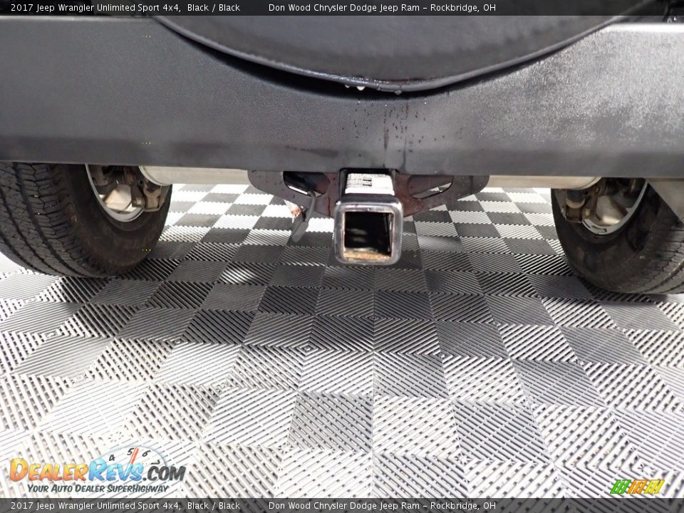 2017 Jeep Wrangler Unlimited Sport 4x4 Black / Black Photo #12