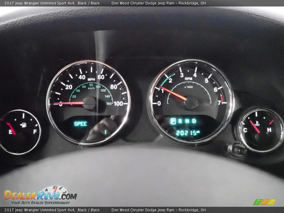 2017 Jeep Wrangler Unlimited Sport 4x4 Black / Black Photo #30
