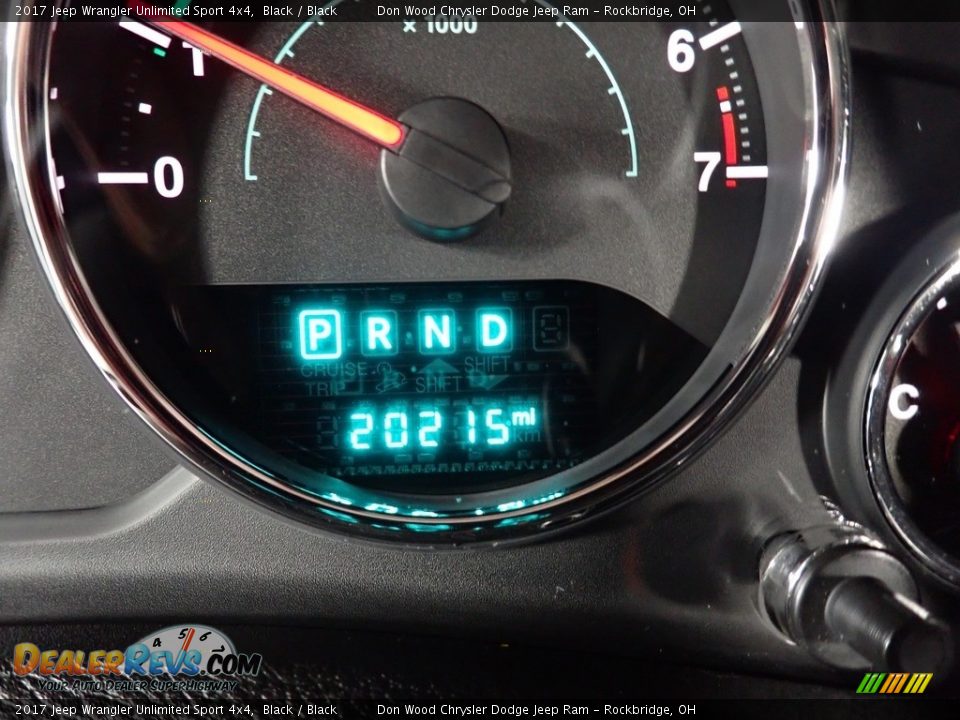 2017 Jeep Wrangler Unlimited Sport 4x4 Black / Black Photo #31