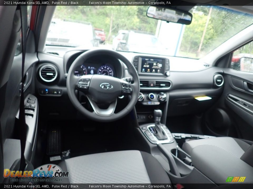 2021 Hyundai Kona SEL AWD Pulse Red / Black Photo #9