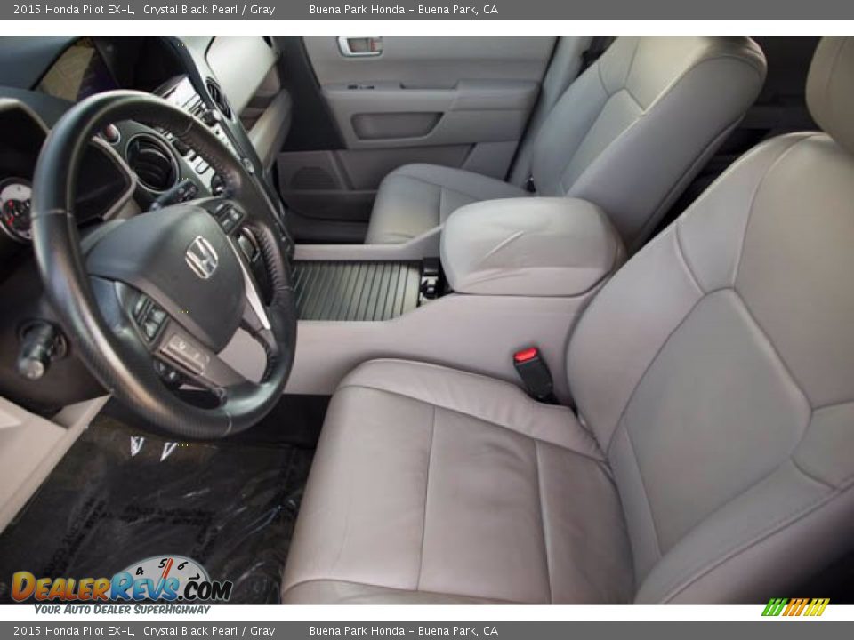 Front Seat of 2015 Honda Pilot EX-L Photo #3